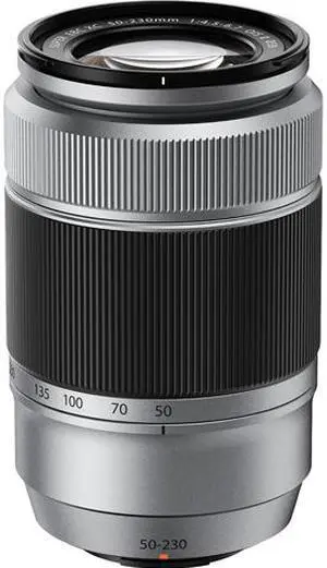 FUJIFILM XC50-230mm II Zoom Lens for X-Mount Cameras, Silver FUJIFILM XC50-230mm II Zoom Lens for X-Mount Cameras, Silver