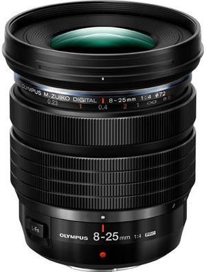 OM System M.Zuiko Digital 8-25mm f/22 - f/4 Ultra Wide Angle Zoom Lens for Micro Four Thirds