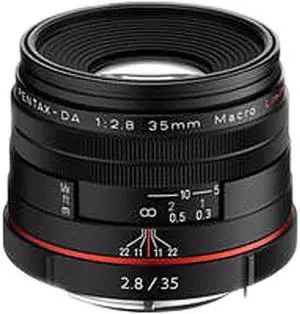PENTAX 21450 DA 35mm F2.8 Macro Limited Lens Black