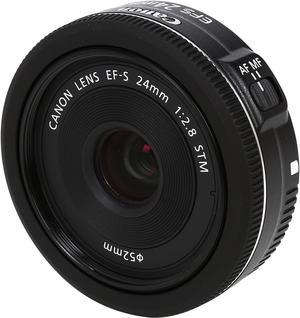 Canon 9522B002 SLR Lenses EF-S 24mm f/2.8 STM Lens Black