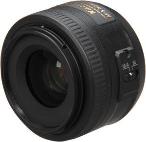 Nikon 2183 SLR Lenses 35mm f/1.8 AF-S DX G 52mm Lens Black