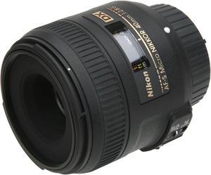 Nikon 2200 SLR Lenses AF-S DX Micro-NIKKOR 40mm f/2.8G Lens Black