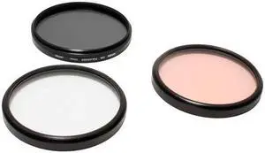 TIFFEN 72TPK1 72mm Basic 3 Filter Kit - UVP, 812, Circular Polarizer