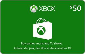 Xbox $50 Gift Card (Email Delivery)