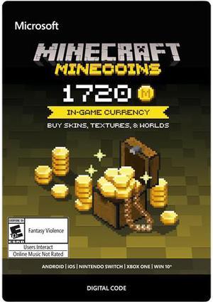 Xbox Minecraft Minecoins 1720 Coin In-game Currency [Digital Code]