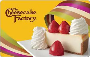 The Cheesecake Factory $200 Gift Card (Email Delivery)