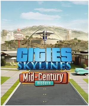 Cities: Skylines - Content Creator Pack: Mid-Century Modern - PC [Steam Online Game Code]
