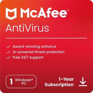 McAfee Antivirus 2024 - 1 PC / 1Year - Download