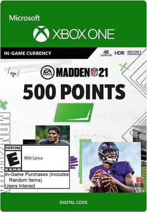 Madden NFL 21 500 Madden Points Xbox One Digital Code