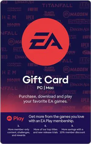 EA Play $15 Gift Card (Email Delivery) EA Play $15 Gift Card (Email Delivery)