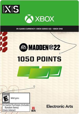Madden NFL 22 1050 Madden Points Xbox Series X  S  Xbox One Digital Code