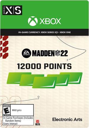 Madden NFL 22 12000 Madden Points Xbox Series X  S  Xbox One Digital Code