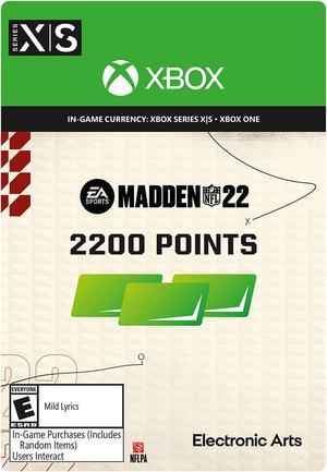 Madden NFL 22 2200 Madden Points Xbox Series X  S  Xbox One Digital Code