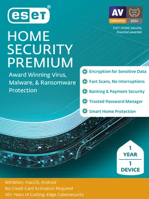ESET Home Security Premium 2025 - 1 Device / 1 Year - Download