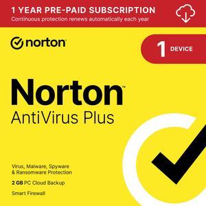 Norton AntiVirus Plus for 1 Device 2024 - 1 Year with Auto Renewal - Download