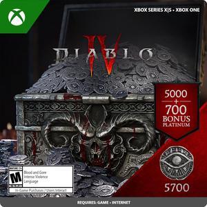 Diablo® IV 5700 Platinum Xbox Series X|S, Xbox One [Digital Code]