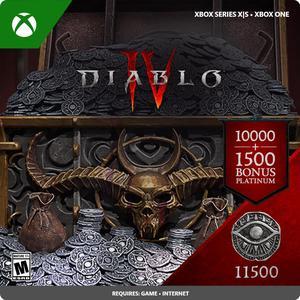 Diablo IV 11500 Platinum Xbox Series X|S, Xbox One [Digital Code]