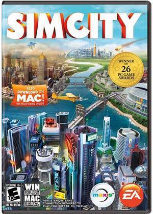 SimCity PC DVD Video Game 2013 Winner of 26 PC Game Awards Everyone 10+