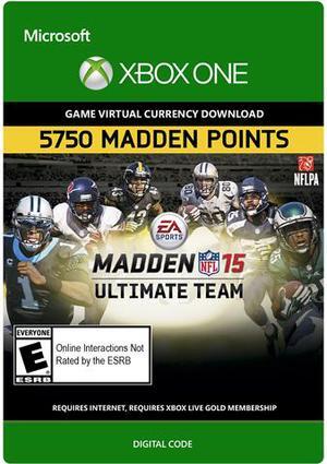 Madden NFL 15: 5,750 Points Xbox One [Digital Code]