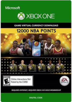 NBA Live 15: 12,000 NBA Points Xbox One [Digital Code]