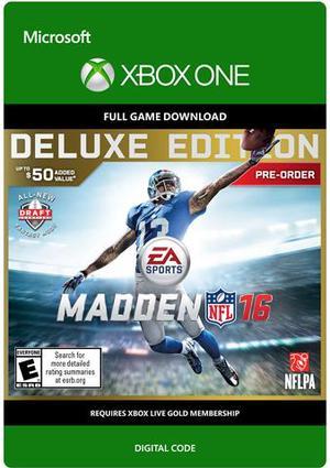 Madden NFL 16 Deluxe Edition XBOX One Digital Code