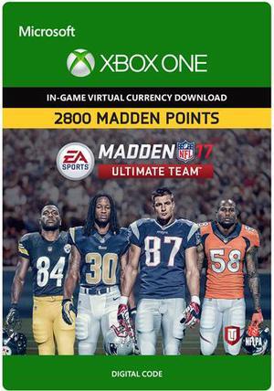 Madden NFL 17: MUT 2800 Madden Points Pack Xbox One [Digital Code]
