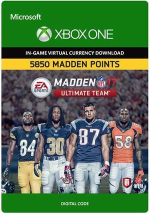 Madden NFL 17: MUT 5850 Madden Points Pack Xbox One [Digital Code]
