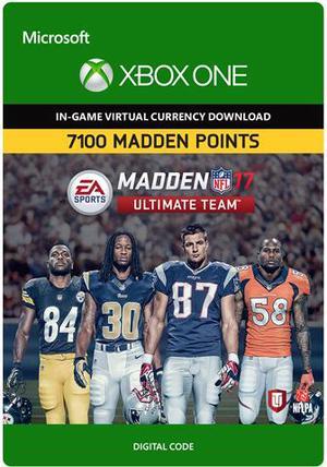 Madden NFL 17: MUT 7100 Madden Points Pack Xbox One [Digital Code]