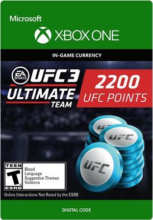 UFC 3: 2200 UFC Points Xbox One [Digital Code]