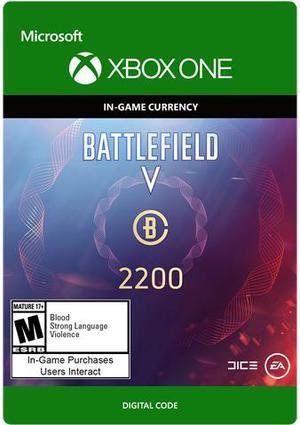 Battlefield V Battefield Currency 2200 Xbox One Digital Code