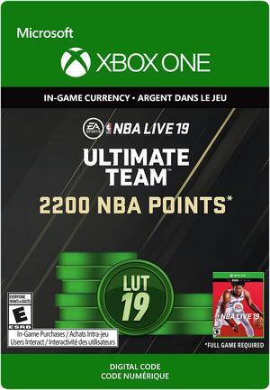 NBA LIVE 19: NBA UT 2200 Points Pack Xbox One [Digital Code]