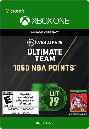 NBA LIVE 19: NBA UT 1050 Points Pack Xbox One [Digital Code]