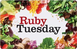 Ruby Tuesday $10 Gift Card (Email Delivery)