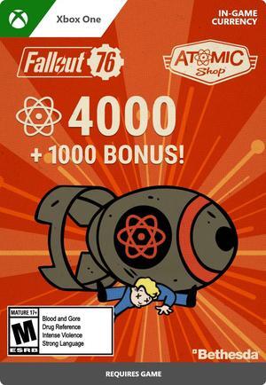 Fallout 76: 4000 (+1000 Bonus) Atoms Xbox One [Digital Code]