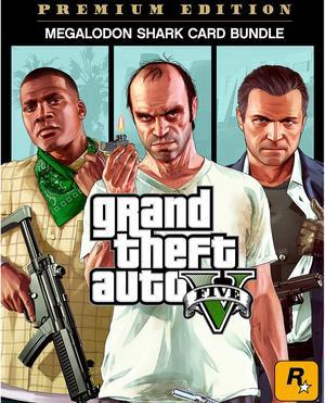 Grand Theft Auto V: Premium Online Edition & Megalodon Shark Card Bundle [Online Game Code]