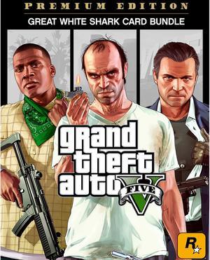 Grand Theft Auto V: Premium Online Edition & Great White Shark Card Bundle [Online Game Code]