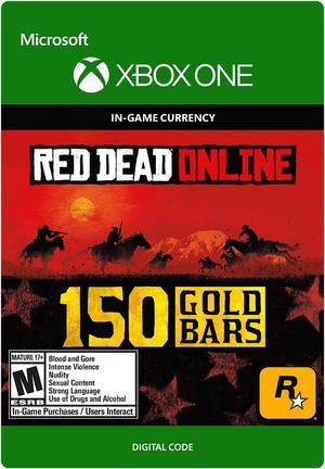 Red Dead Redemption 2 150 Gold Bars Xbox One Digital Code