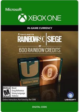 Tom Clancys Rainbow Six Siege Currency pack 600 Rainbow credits Xbox One Digital Code