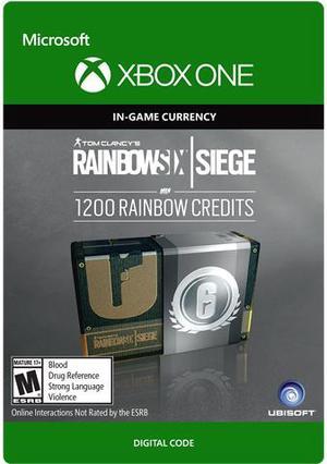 Tom Clancy's Rainbow Six Siege Currency pack 1200 Rainbow credits Xbox One [Digital Code]
