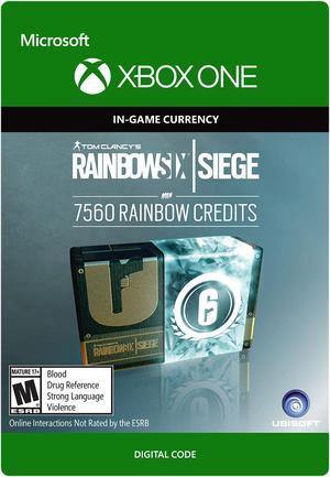 Tom Clancys Rainbow Six Siege Currency pack 7560 Rainbow credits Xbox One Digital Code