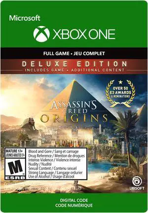 Assassin's Creed Origins: Deluxe Edition Xbox One [Digital Code]
