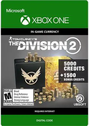 Tom Clancy's The Division 2: 6500 Premium Credits Pack Xbox One [Digital Code]