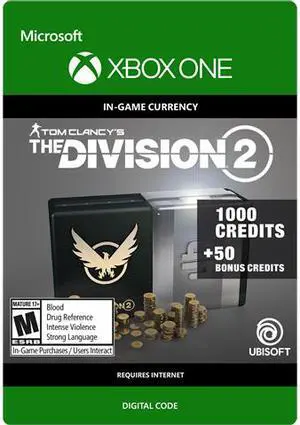 Tom Clancy's The Division 2: 1050 Premium Credits Pack Xbox One [Digital Code]