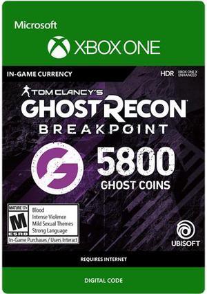 Ghost Recon Breakpoint: 4800 (+1000 bonus) Ghost Coins Xbox One [Digital Code]