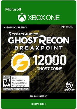 Ghost Recon Breakpoint: 9600 (+2400 bonus) Ghost Coins Xbox One [Digital Code]