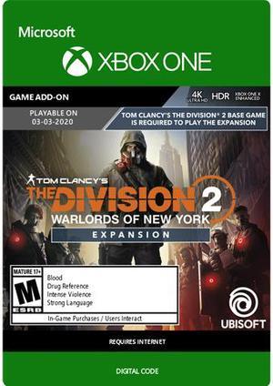 Tom Clancys The Division 2 Warlords of New York Expansion Xbox One Digital Code
