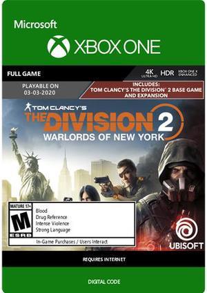 Tom Clancys The Division 2 Warlords of New York Edition Xbox One Digital Code