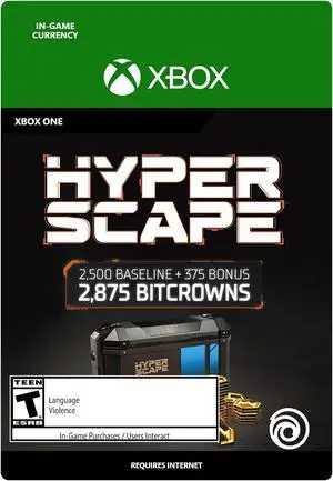 Hyper Scape Virtual Currency: 2875 Bitcrowns Pack Xbox One [Digital Code]