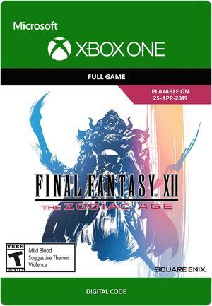 FINAL FANTASY XII The Zodiac Age Xbox One Digital Code
