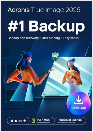 Acronis True Image 2025 - 3 Computers [Download]